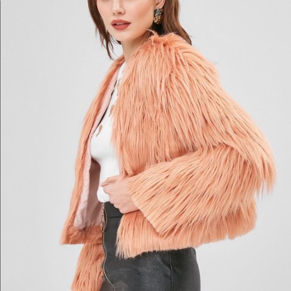 ZAFUL PINK FUZZY JACKET - Picture 3 of 3